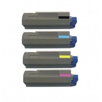 Cartouche de toner professionnelle OKI pour imprimante OKIDATA C710 compatible avec les modèles OEM 43866108 7 6 et 5 en plusieurs couleurs