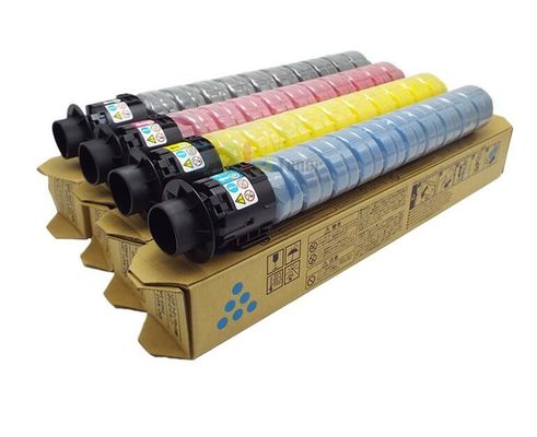 Cartouche de tonifiant Ricoh pour MPC4503 MPC5503 MPC6003 série Aficio couleurs noire cyan jaune magenta et 18 mois inclus