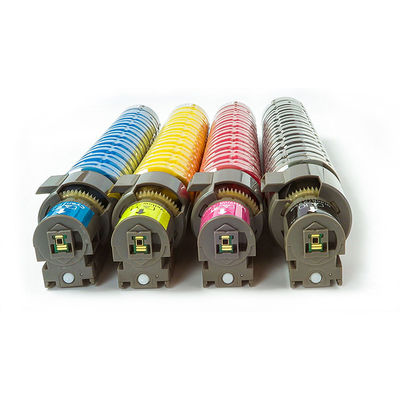Cartouche tonique Ricoh pour les imprimantes Ricoh MP C4501 5501 dotées d'une puce tonique complète et testée en plusieurs couleurs