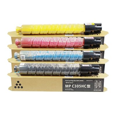 Cartouche tonique Ricoh compatible avec les imprimantes Ricoh MP C4501 5501 offrant un rendement de page et une matière première de qualité AAA