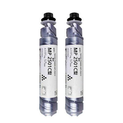 Commande d'échantillon disponible pour le test de la cartouche de toner noir Ricoh MP2501C pour la photocopieuse MP2014 MP2001 MP2501