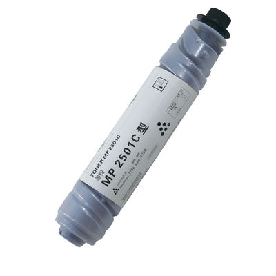 Commande d'échantillon disponible pour le test de la cartouche de toner noir Ricoh MP2501C pour la photocopieuse MP2014 MP2001 MP2501