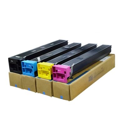 Cartouche de tonique TN711 pour Konica Minolta Bizhub C654 C754 Noir / Cyan / Jaune / Magenta
