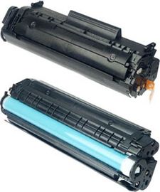 Cartouche tonique d'imprimante laser noire Q2612A compatible avec HP